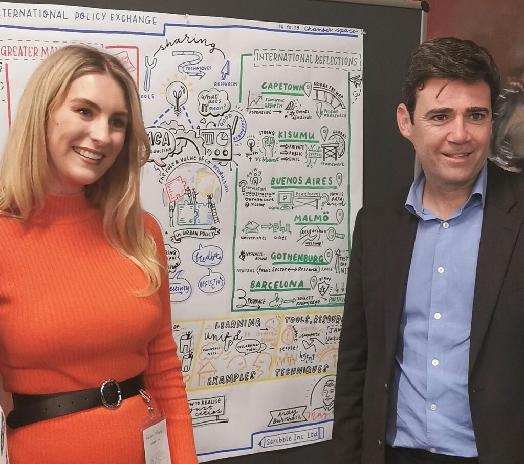 Live Scribe for the International Policy Exchange, with Andy Burnham (Mayor of Manchester)